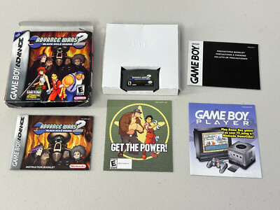 Advance Wars 2: Black Hole Rising (Nintendo Game Boy Advance) Authentic Complete