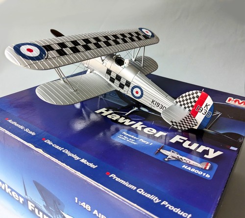 Hawker Fury Mk I, RAF England 1932, Hobby Master, 1:48, Diecast Model - Imagen 2 de 8