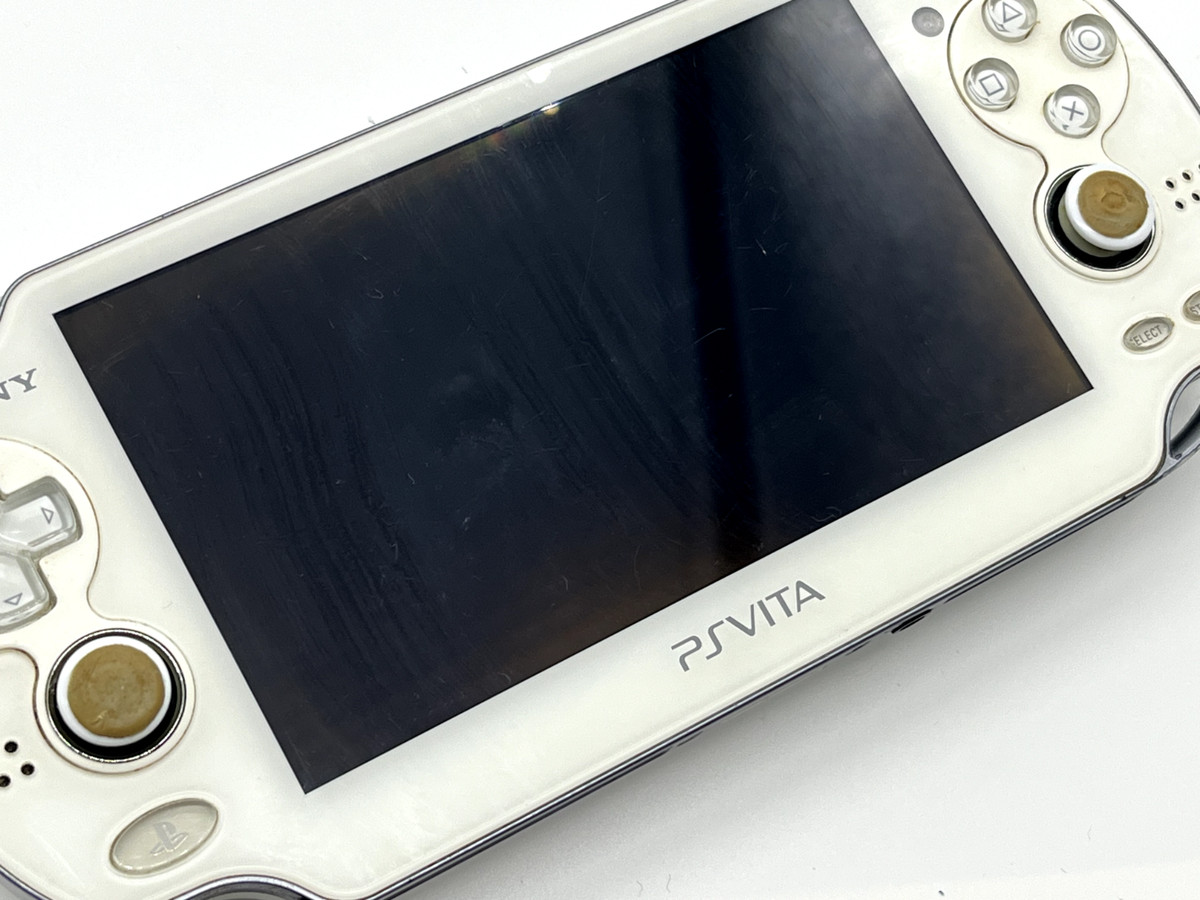 SONY PlayStationVITA 本体  PCH-1100 AB02 Sony PlayStation Vita PCH-1100 AB02 Crystal White 3G/Wi-Fi w