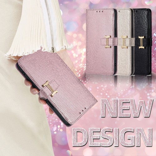 For Samsung A5 A6S A7 A8 A9 A9S J3 J5 J4 J7 Pro Bling Glitter Wallet Case Cover - Picture 9 of 15