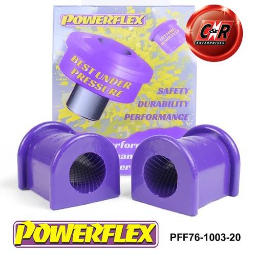 Silentbloc Powerflex Black - Barre Anti-roulis Avant 20mm - Pour Renault Mégane 2, RS225, R26 (2002-2008) - Réf. PFF60-503-20BLK