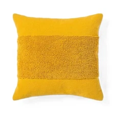 Project 62 Modern Tufted Accent Gold Summer Wheat 18" x 18" Accent Throw Pillow