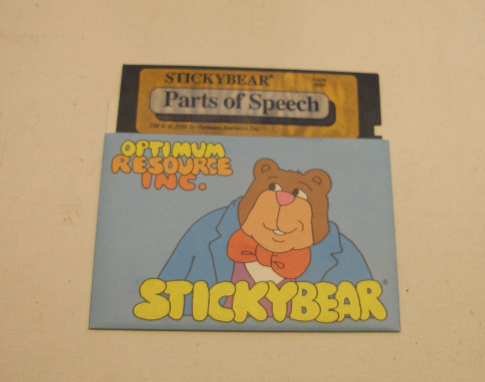 Stickybear Software Set Kit Stickybear Parts of Speech Disk by Weekly Reader for Apple IIe, Apple ...