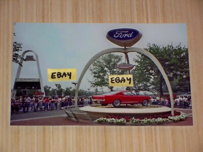 4X6 Vintage Photo 1965 Ford Mustang 2+2 Fastback 1964 1965 New York Worlds Fair 