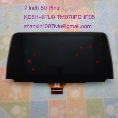 Original 7'' LCD & Touch Screen TM070RDHP05 For Mazda CX-5 CX-8