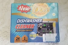 SEALED DOVE DISHWASHER DEEP CLEAN FORMULA 24 TABLETS~ 1 YEAR SUPPLY CITRUS SCENT