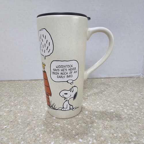 Hallmark Peanuts Woodstock & Snoopy Ceramic Travel Mug | eBay