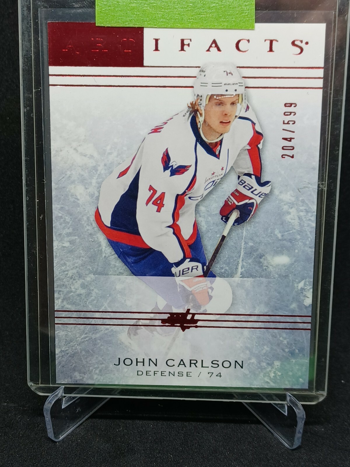 2014-15 Upper Deck Artifacts Ruby #61 John Carlson /599
