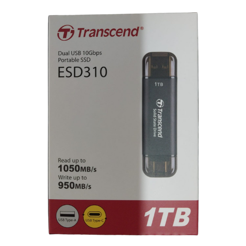Transcend ESD310 1TB ポータブルSSD Transcend ESD310 Portable SSD 1TB External Hard Drive Model