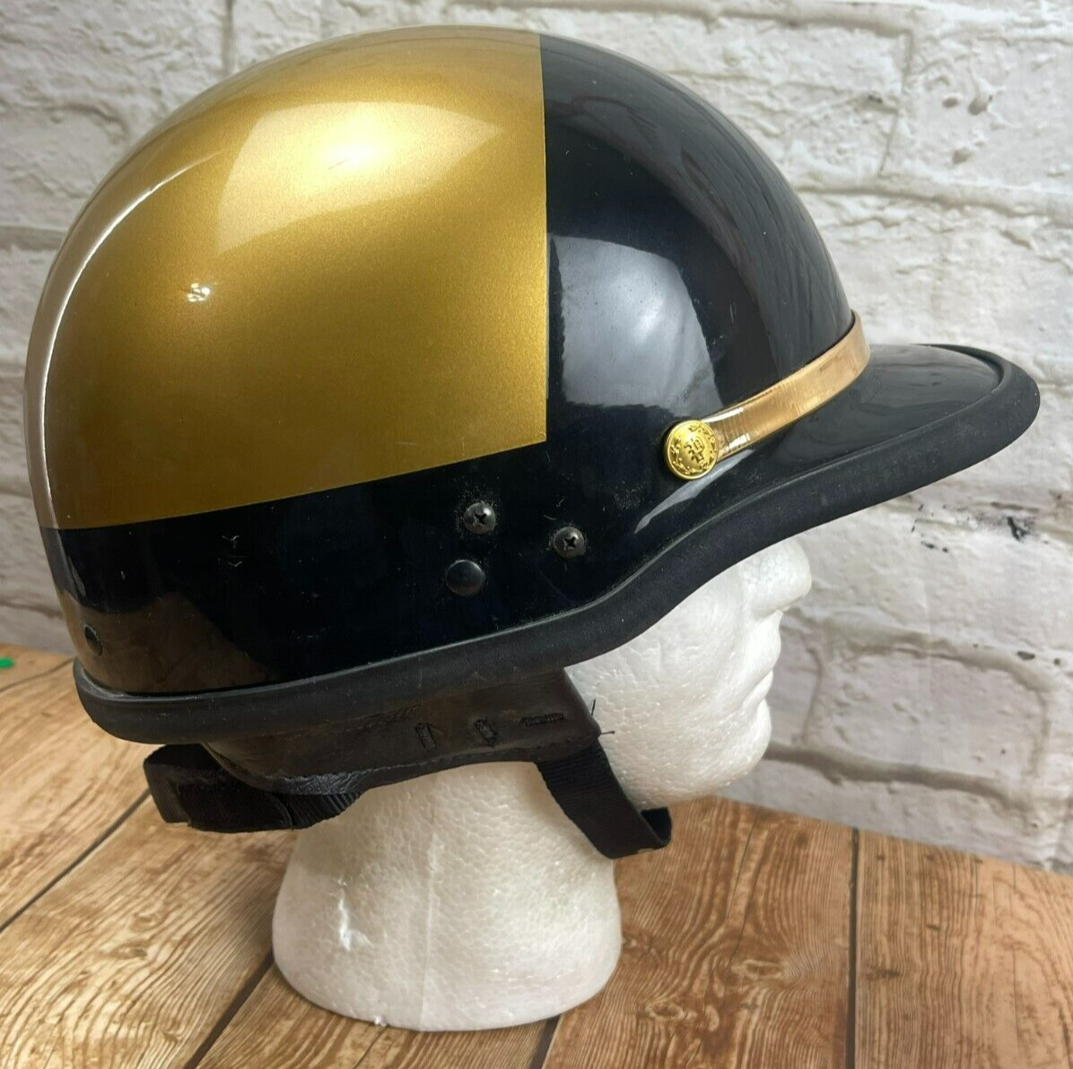 Vintage BELL Motorcycle Cop Chips Helmet No Size Tag | eBay