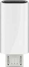Goobay Adattatore Micro USB Maschio a USB-C™ Femmina Bianco