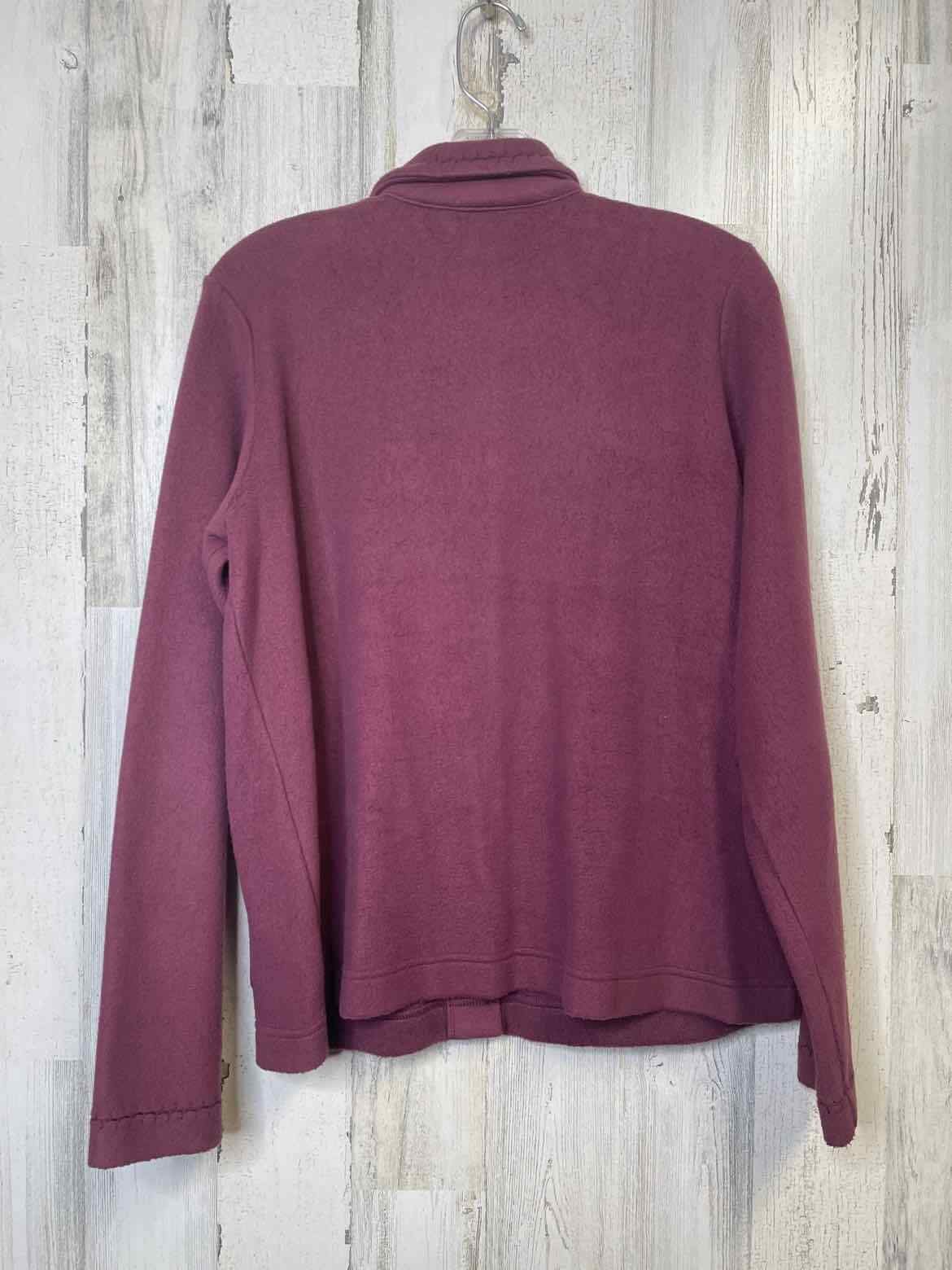 Womens L.L.Bean Size M Fleece Button Front Jacket