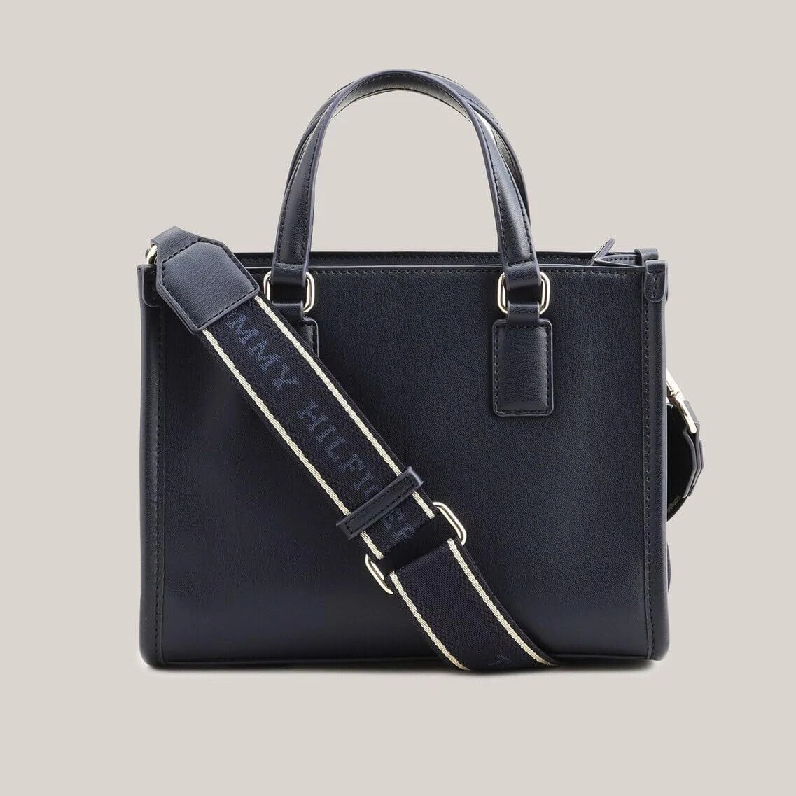 Tommy Hilfiger] Monotype Mini Tote Bag AW15977 Navy | eBay