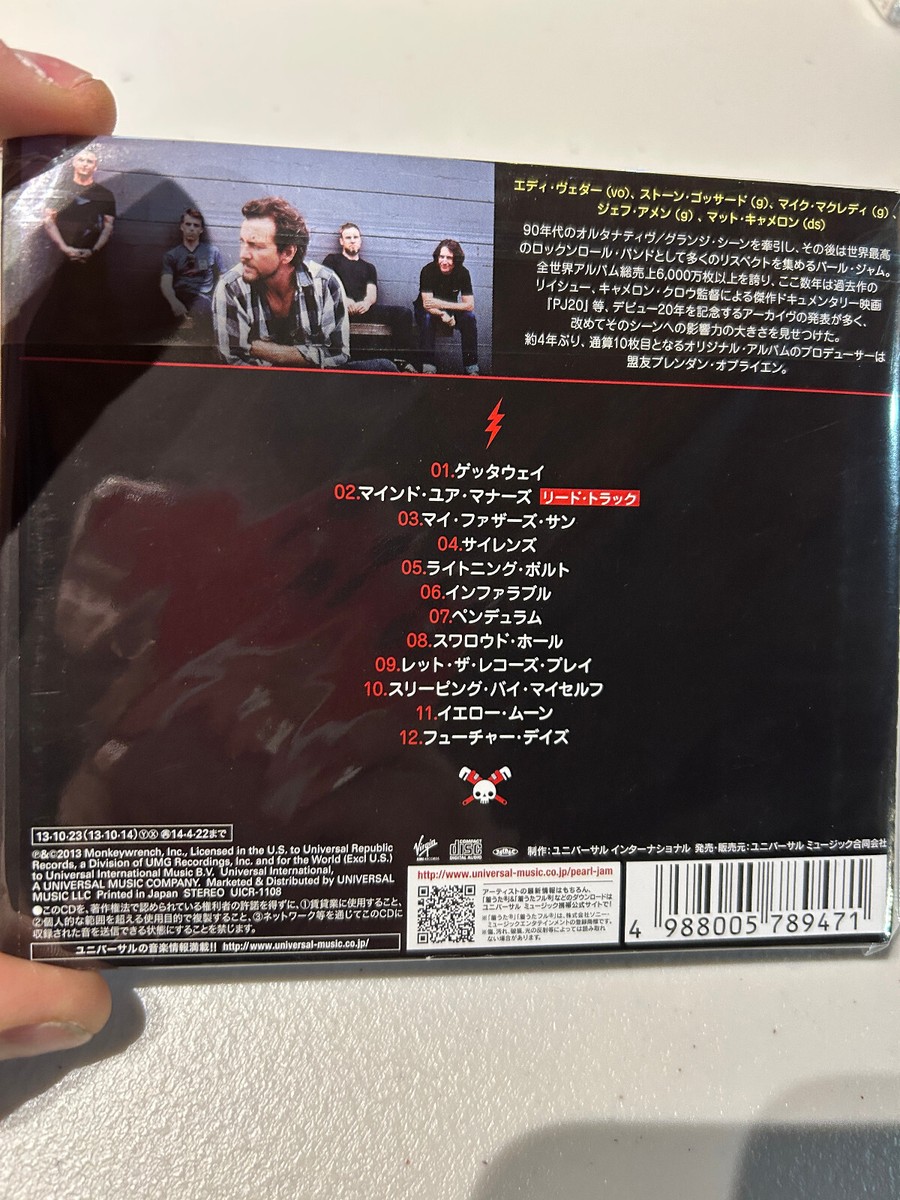 Pearl Jam -Lightnong Bolt- CD JAPAN EDITION UICR-1108 | eBay