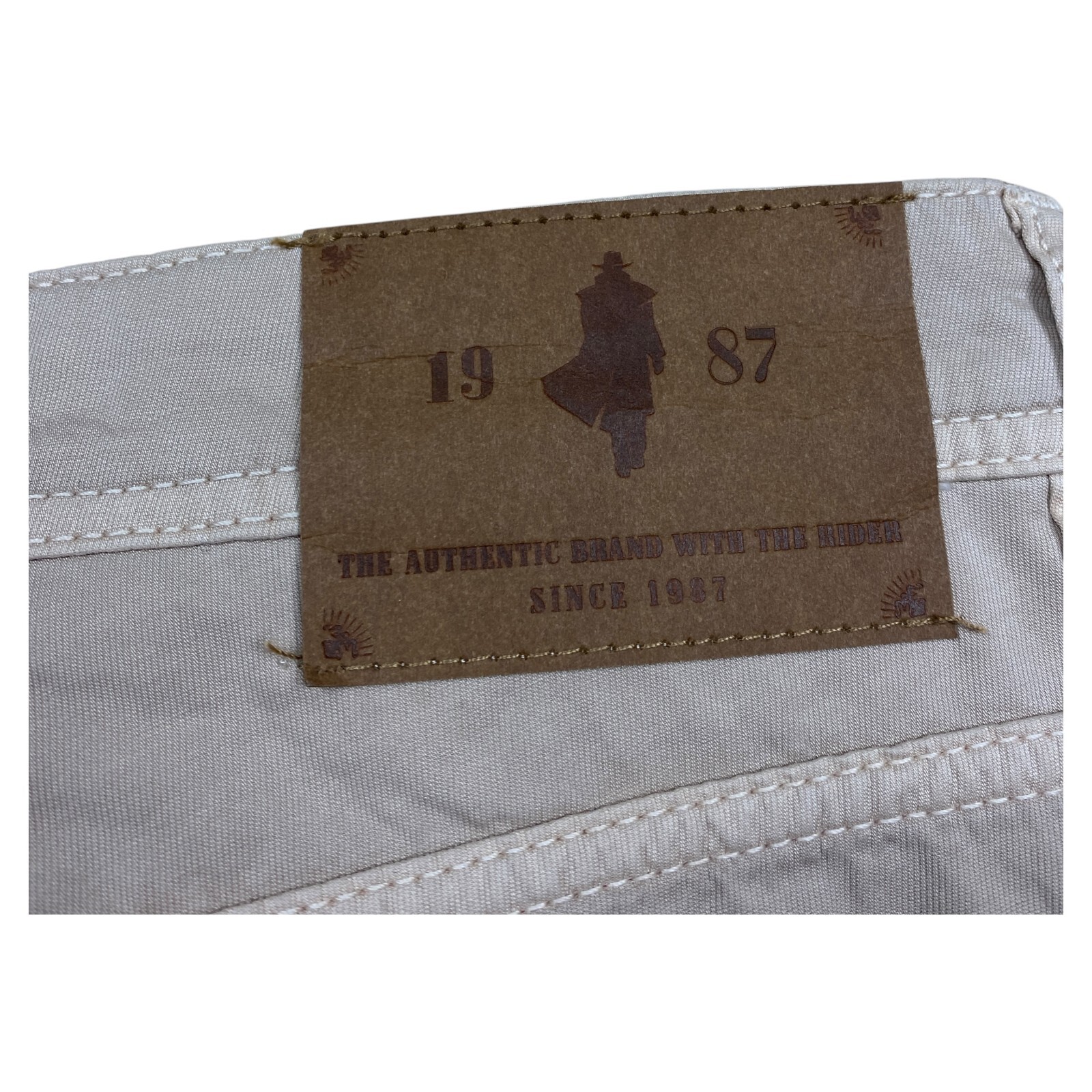 MCS Marlboro Classics Trousers Beige Regular Tapered Stretch Men's W29 L34 BNWT image 7