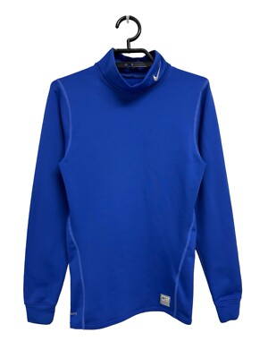 nike men's pro warm mock neck top