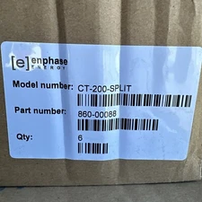 Enphase CT-200-SPLIT Split Core Consumption Monitoring 250VAC 200A Pack Lot 6