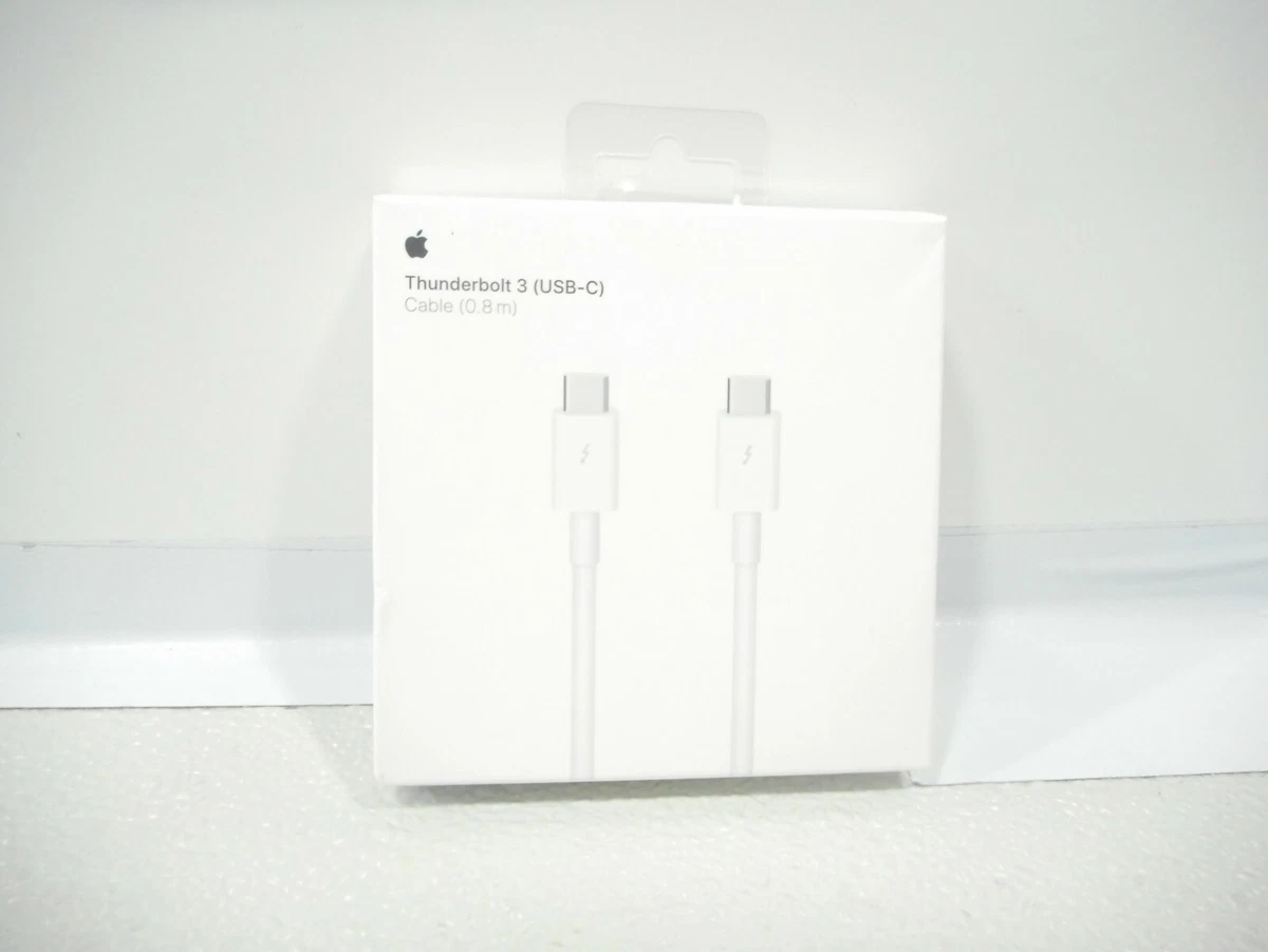 Genuine Apple Thunderbolt 3 0.8m USB C Cable MQ4H2AM A A1896 NEW