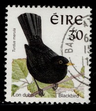 IRELAND QEII SG1038, 1997 30p blackbird, FINE USED