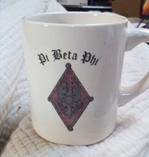 Pi Beta Phi Sorority College University Alumni vintage Coffee mug made in USA