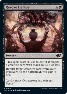 Revoke Demise Foundations Jumpstart NM Sorcery Common MAGIC MTG CARD  ABUGames | eBay