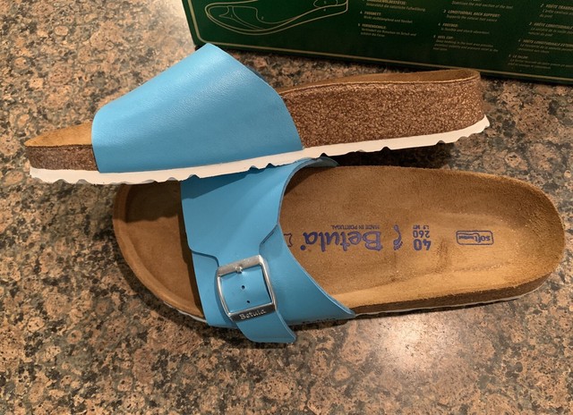 Betula Womens Catalina Turquoise Birko-florÂ¿ Sandals EUR 40 (659912) for sale online | eBay