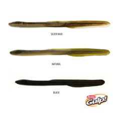 Berkley Gulp! SW Saltwater Eel 10" Silver Mud, Natural - GSE10
