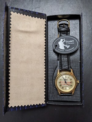 STAUER Mens Watch METROPOLITAN 17961 3ATM Original Stauer Strap