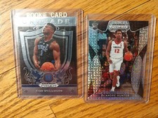 2019 /49 RC #67 PRIZM DRAFT PICKS DE'ANDRE HUNTER MOJO & Zion Williamson Crusade