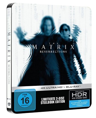 Matrix Resurrections - Teil: 4 [4K UHD Blu-ray & Blu-ray im Steelbook/Neu/OVP]