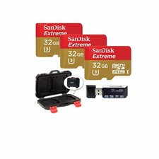 3 Sandisk Extreme - Flash memory Cards - 32 GB  Accessories 