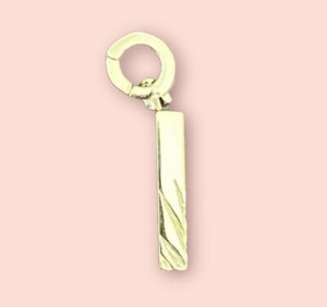 Authentic Gorjana 18K Gold Plated Alphabet Parker Charm-Initial I NWT