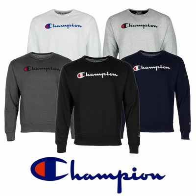 champion men's powerblend graphic crew