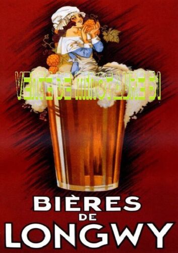 Bière de Longwy  54 - affiche plastifiée - Afbeelding 1 van 12