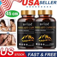 Shilajit Pure100% Himalayan Extract | 60caps 600mg Organic 