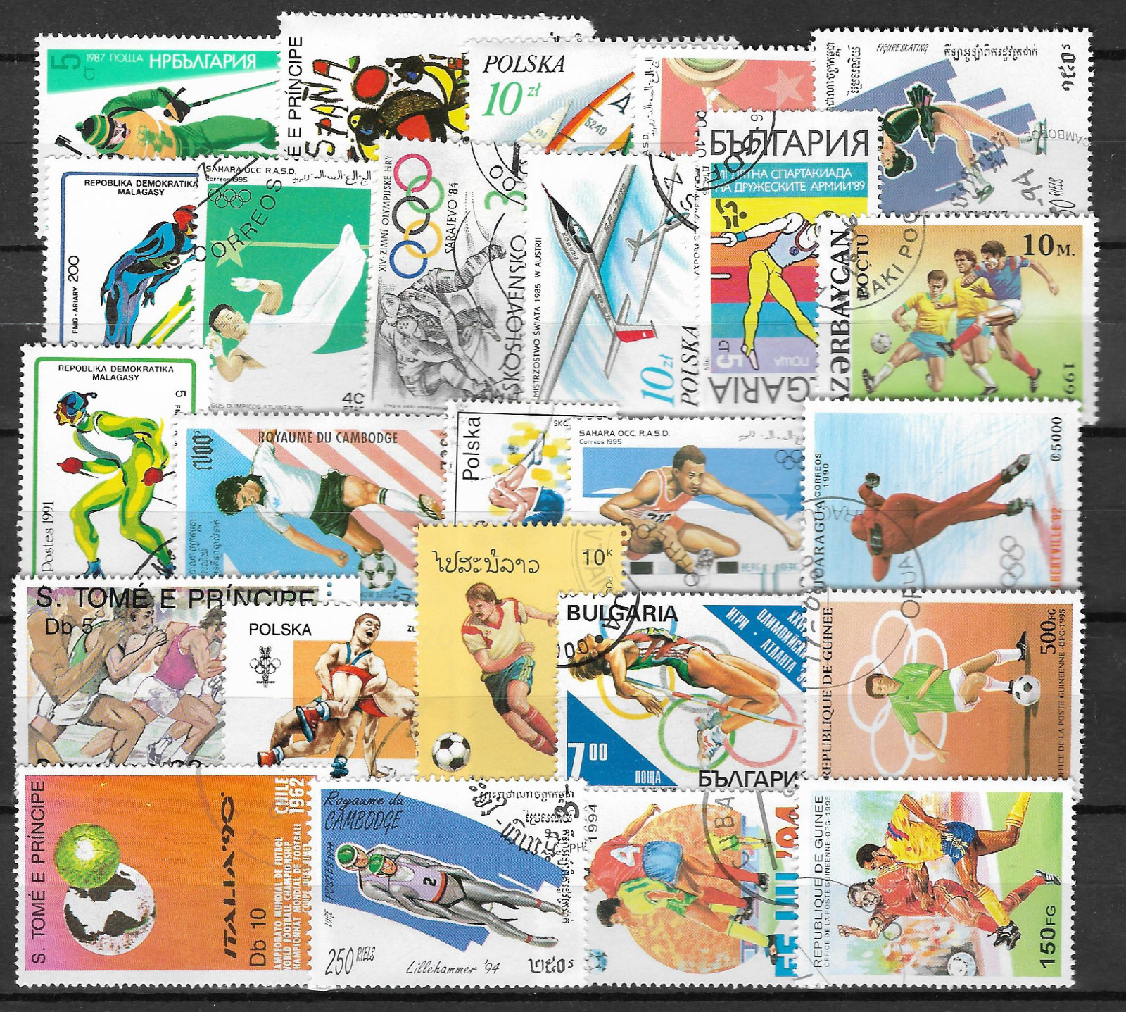 SPORT Collection Packet 25 Different Stamps (Lot 1)