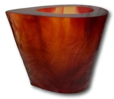 1990's Terry Balle Postmodern Design Acrylic Sculpture Vase Art Figurine