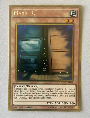 Yu-Gi-Oh! Maxx C PGL3-DE042 Gold Rare Near Mint 1. Auflage deutsch