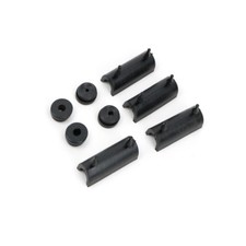 4X Gummi Puffer Koffer Satteltaschenhalter Schwarz F&uuml;r Harley Touring 2014-2018