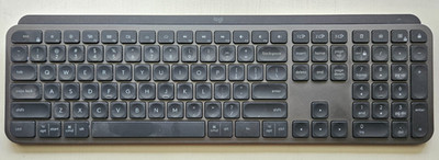 Logitech MX Keys Illuminated Wireless Keyboard with Bluetooth, USB-C - for Apple
