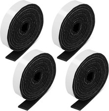 4 Rolls 1/2 X 240 Inch Felt Strips with Adhesive Backing Furniture Felt Tapes Se