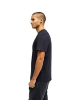 Quiksilver T-Shirt Herren Mini Logo Kurzarm GrößE M Schwarz Baumwolle