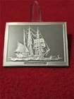 SHIPS' AHOY Charles W. Morgan 3.125 Troy Oz Sterling Silver Proof         #T0844