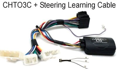 FOR COROLLA 2012-2019 STEERING WHEEL ADAPTER + LEARNING CABLE AERPRO CHTO3C