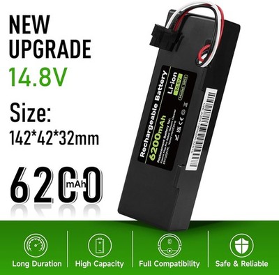 6200mAh 14,8V Akku für Xiaomi Mop 2S Mop Pro Staubsauger STYTJ02YM Roboter