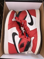 Nike Air Jordan 1 Retro High Top Spider Man Origin Story Sneakers Size 13