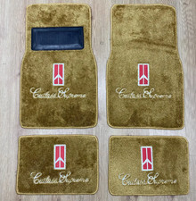 Fits Oldsmobile Cutlass Supreme Cutty Brougham Floor Mats Golden Carpet 1967-88 Fits Oldsmobile Cutlass Supreme Cutty Brougham Floor Mats Golden Carpet 1967-88