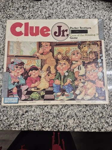 Clue Jr. Case of the Missing Pet Parker Brothers Board Game Vintage Complete