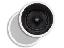 Monoprice 2-Way Fiber In-Ceiling Speakers - 8in With 15" Angled Drivers (Pair)