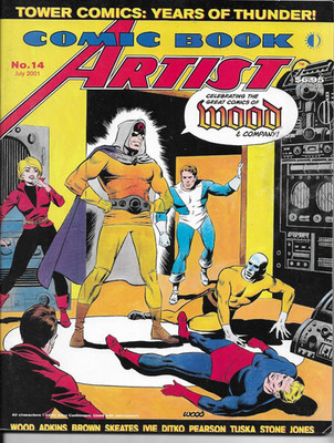 COMIC BOOK ARTIST #14 (July 2001) Tower Comics: UNDERSEA + T.H.U.N.D.E.R. Agents